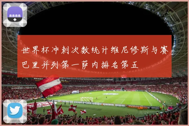 世界杯冲刺次数统计维尼修斯与赛巴里并列第一萨内排名第五